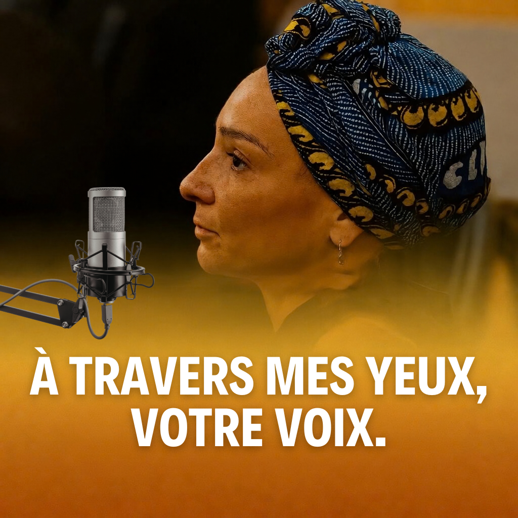 Affiche du podcast TeA & TalC — « À travers mes yeux, votre voix »